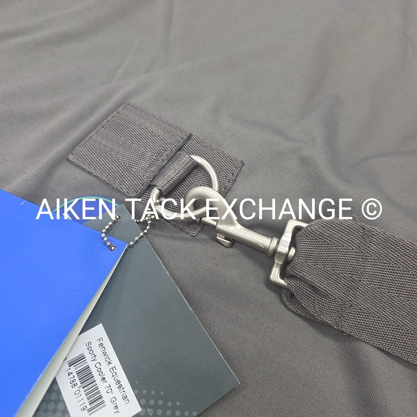 Fenwick Equestrian Sporty Dress Sheet Cooler, Grey, 70"