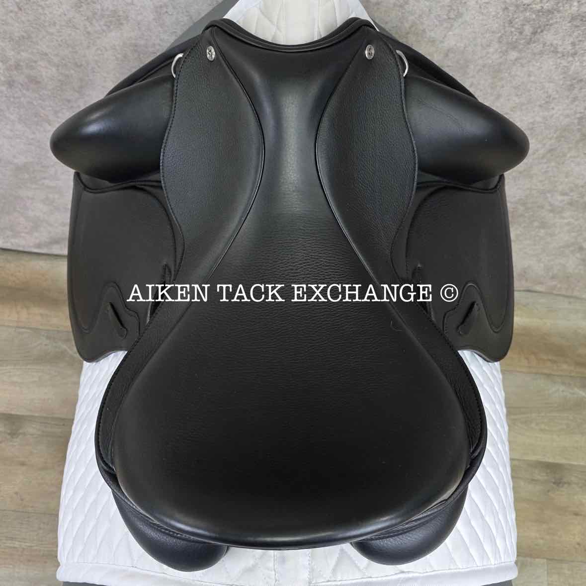 2023 Envy by Custom Saddlery Motion Monoflap Dressage Saddle, 17.5" Seat, Adjustable Tree, Wool Flocked Panels