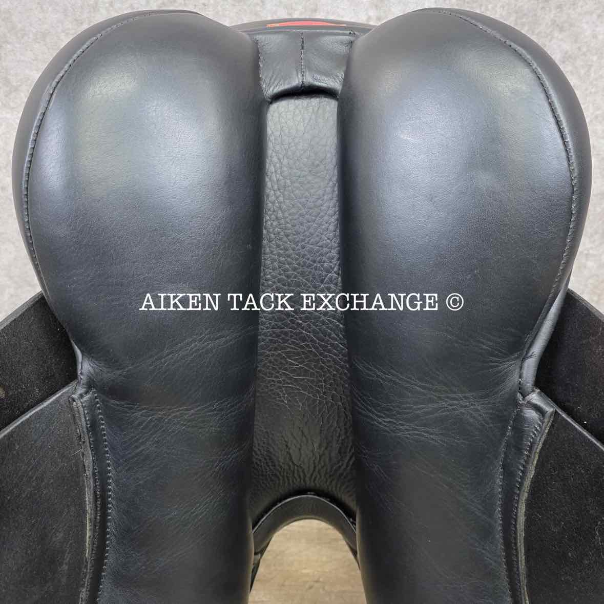 2012 Hastilow Concept Dressage Saddle, 17" Seat, Adjustable Tree - Changeable Gullet, Wool Flocked Panels