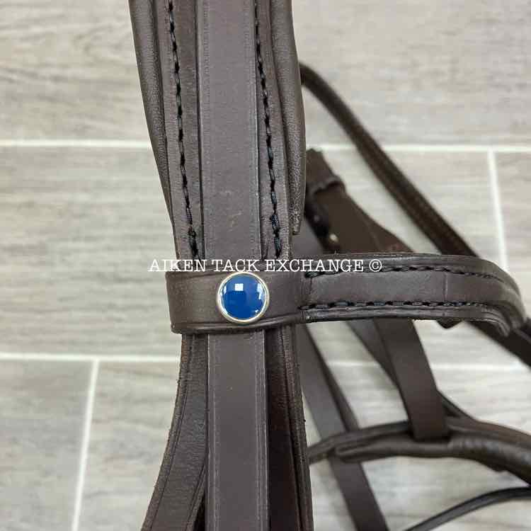 Stubben Switch 2-in-1 Snaffle & Weymouth Bridle, Brown, Size Full