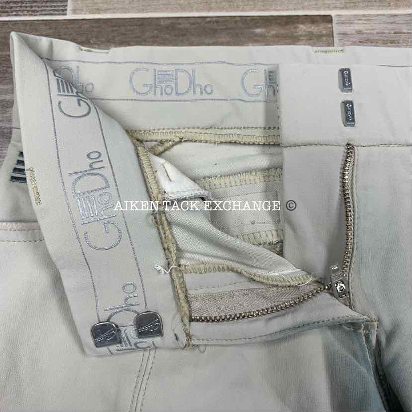 BARGAIN BUNDLE: 2 Pair GhoDho Silicone Grip Knee Patch Breeches, Size 26