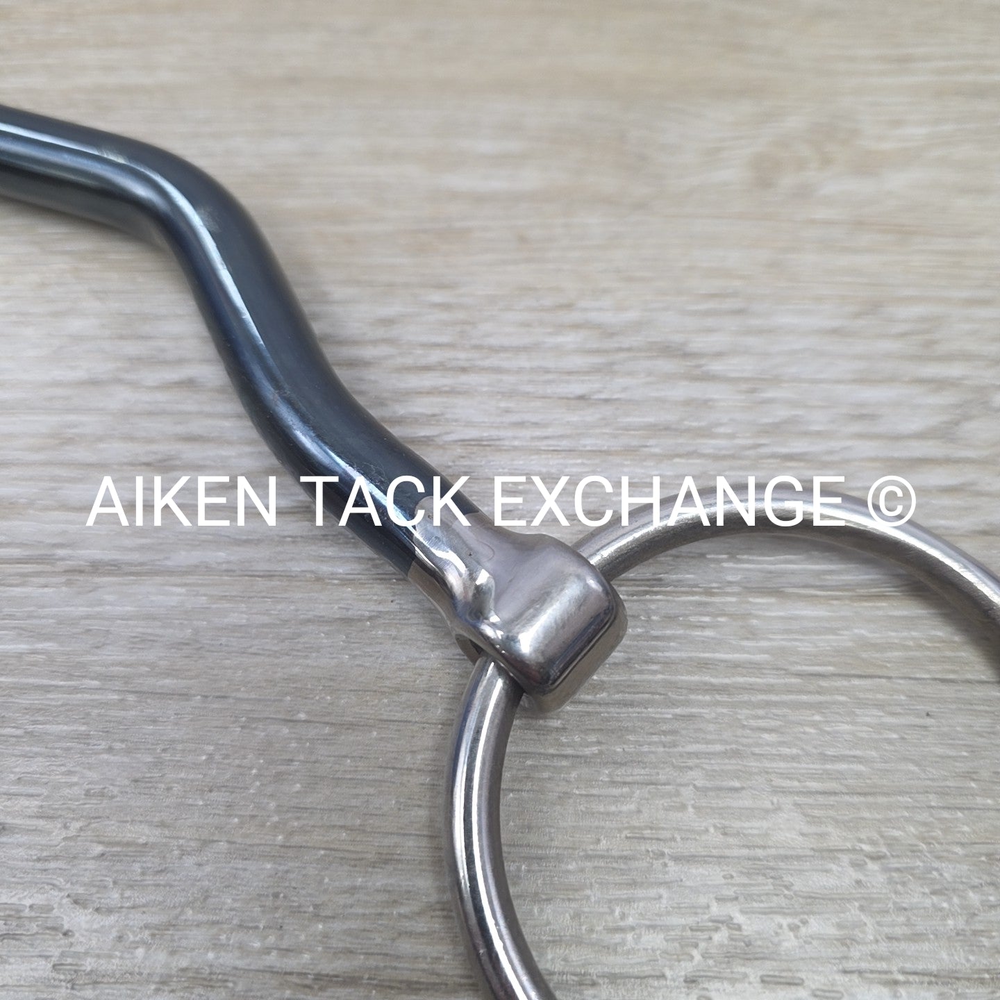 Shires Blue Alloy Loose Ring Mullen Mouth Bit 5"