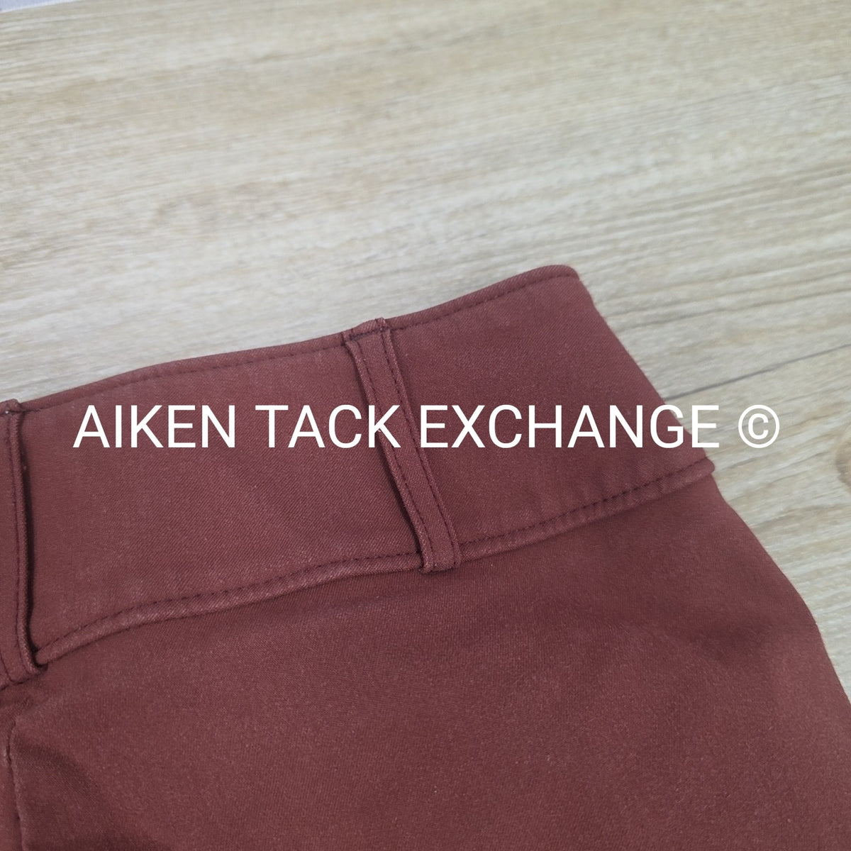Tailored Sportsman Trophy Hunter Knee Patch Breeches, Redwood, Size 24
