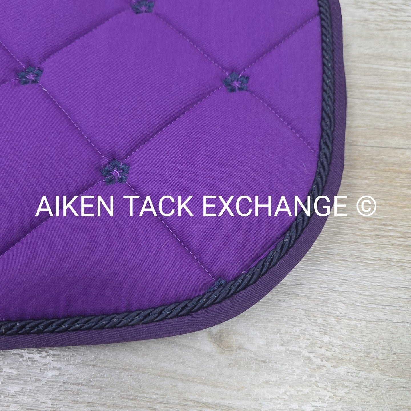 Centaur Hibiscus All Purpose Saddle Pad, Purple, Brand New