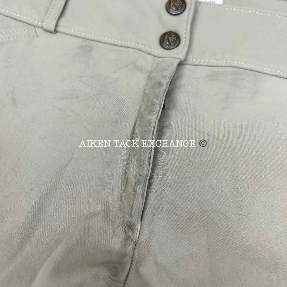 Tailored Sportsman Trophy Hunter Knee Patch Breeches, Size 34