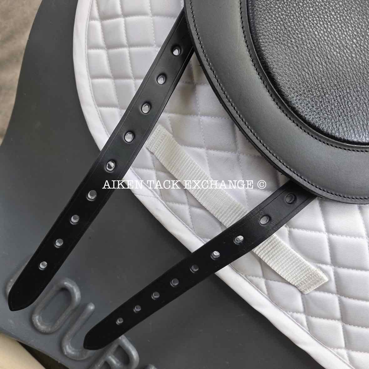 2024 Envy by Custom Saddlery Aurora Monoflap Dressage Saddle, 17.5" Seat, Adjustable Tree, Wool Flocked Panels