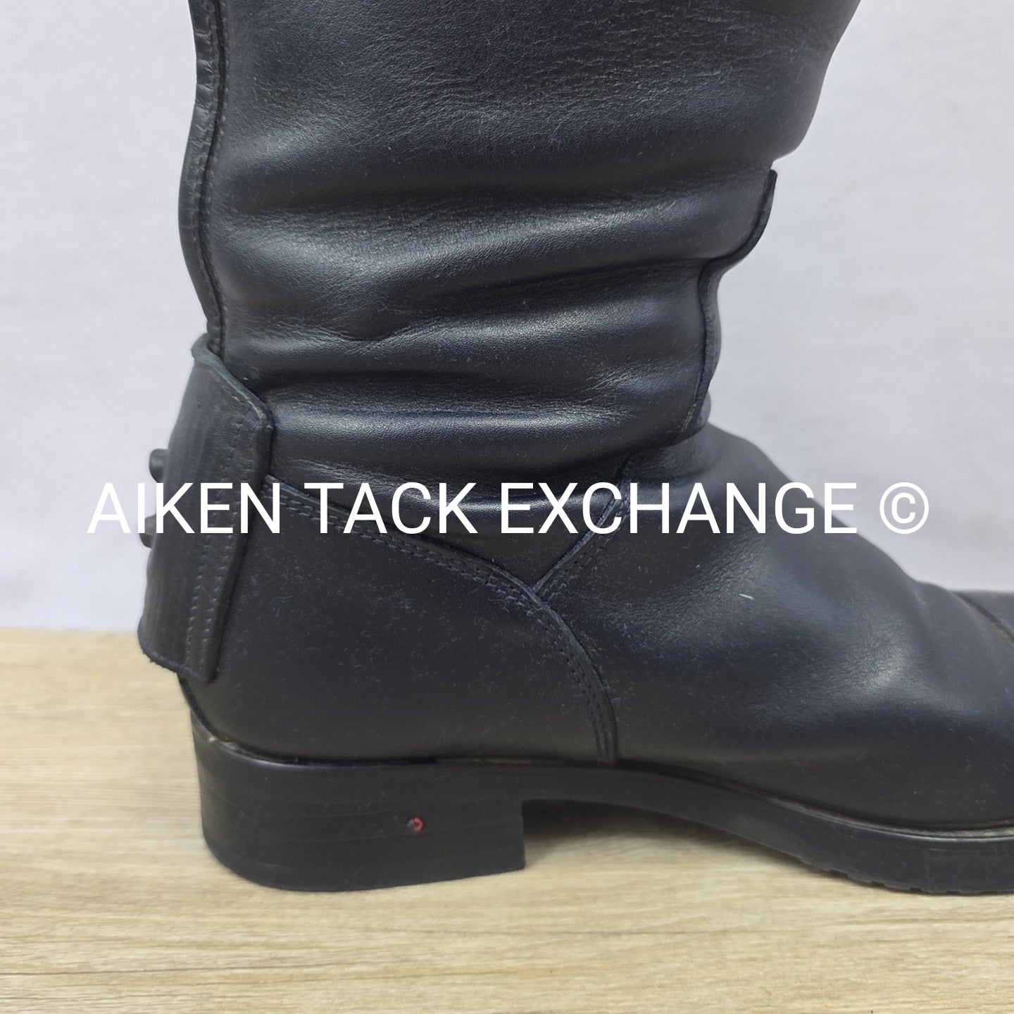 Romitelli Dress Boot with Matching Spur Straps, Size 39 Height 45 Width 44