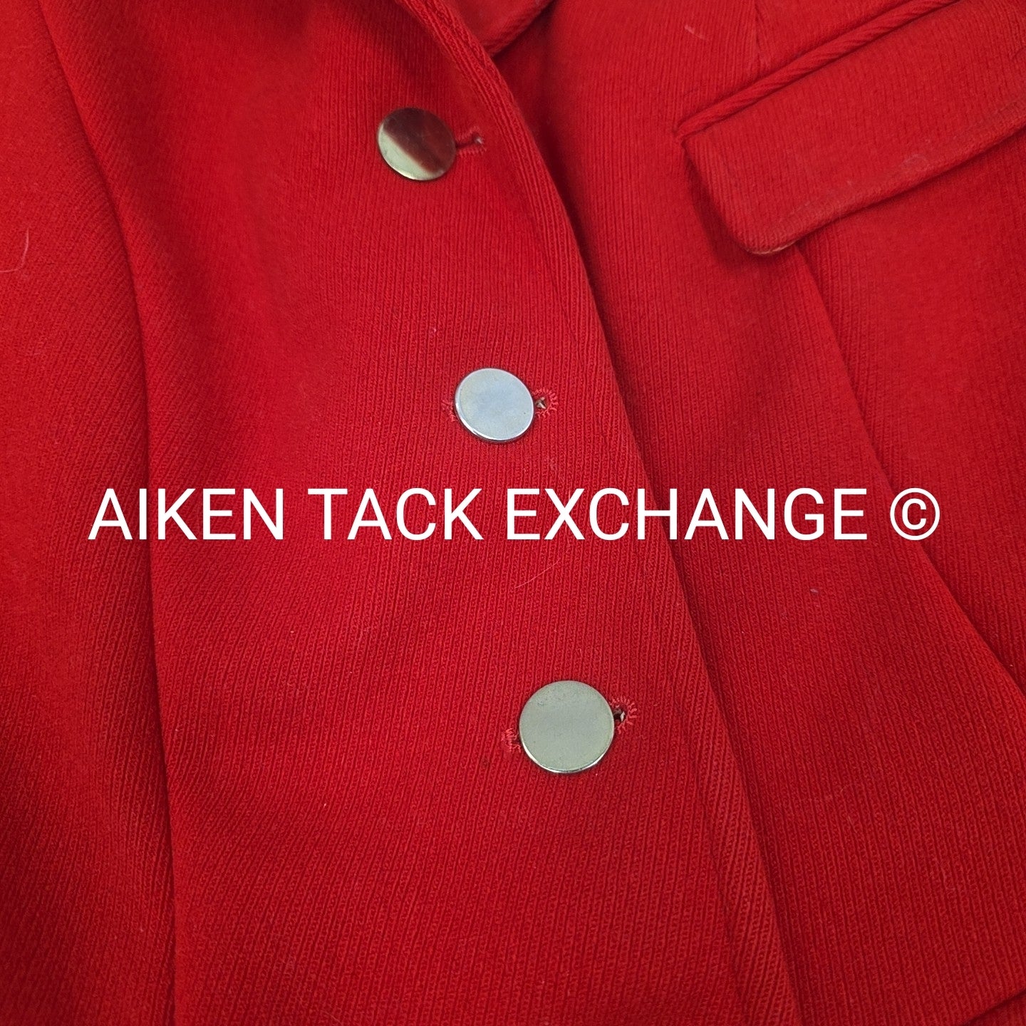 Bespoke Hebden Cord 4 Button Scarlet Hunt Coat, Ladies Small