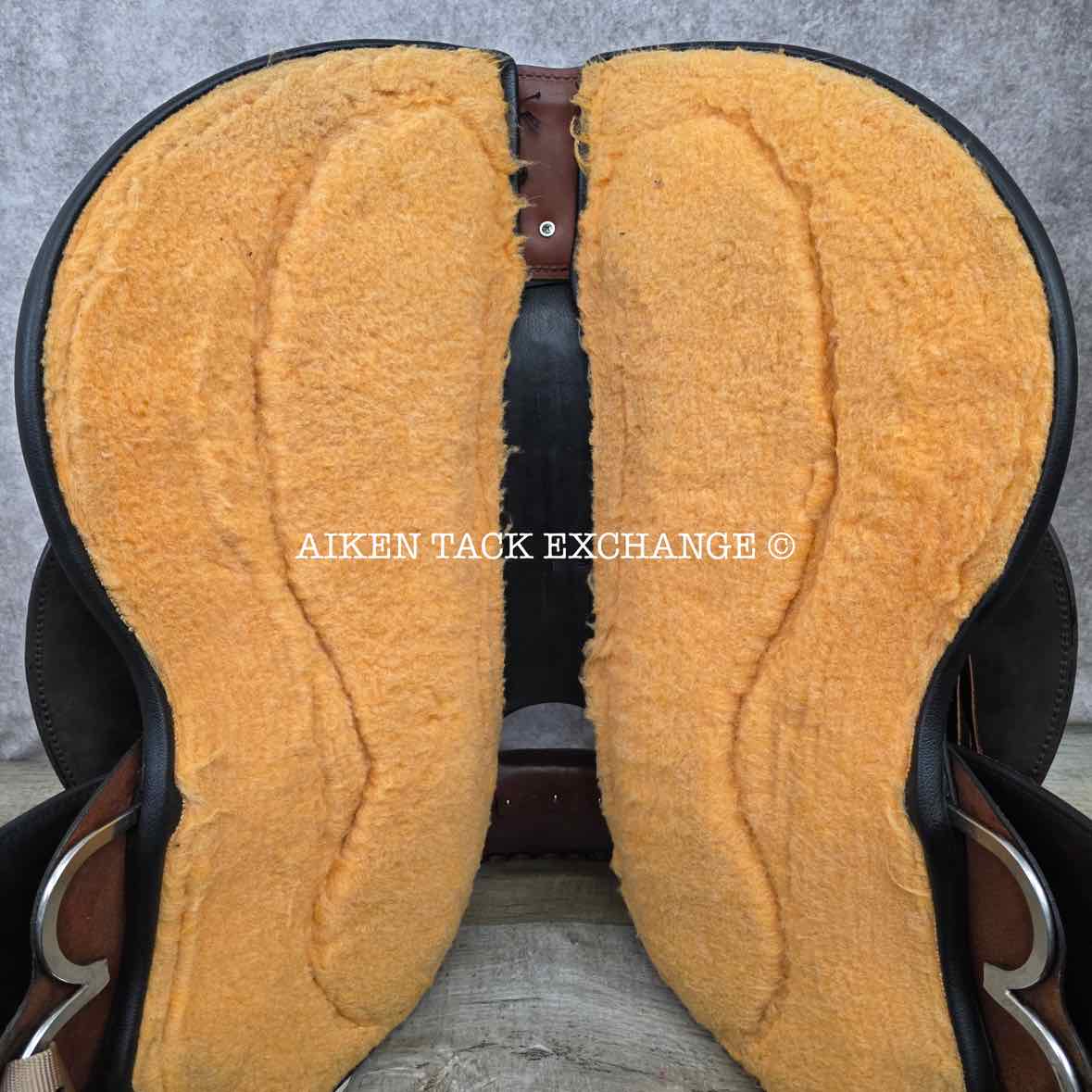 2017 Circle Y 1566 Nova Flex2 Trail Plus Western Saddle, 16" Seat, Wide Tree - Full QH Bars