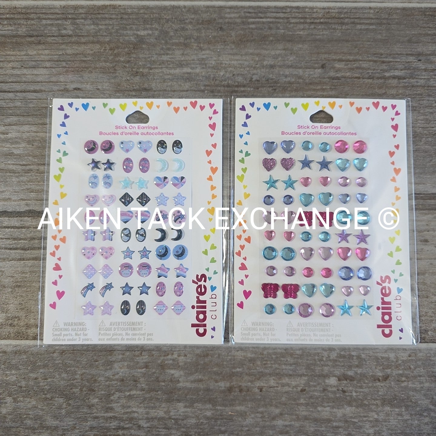 Claire's Stick On Earrings - 2 Packs