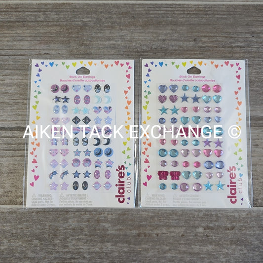 Claire's Stick On Earrings - 2 Packs