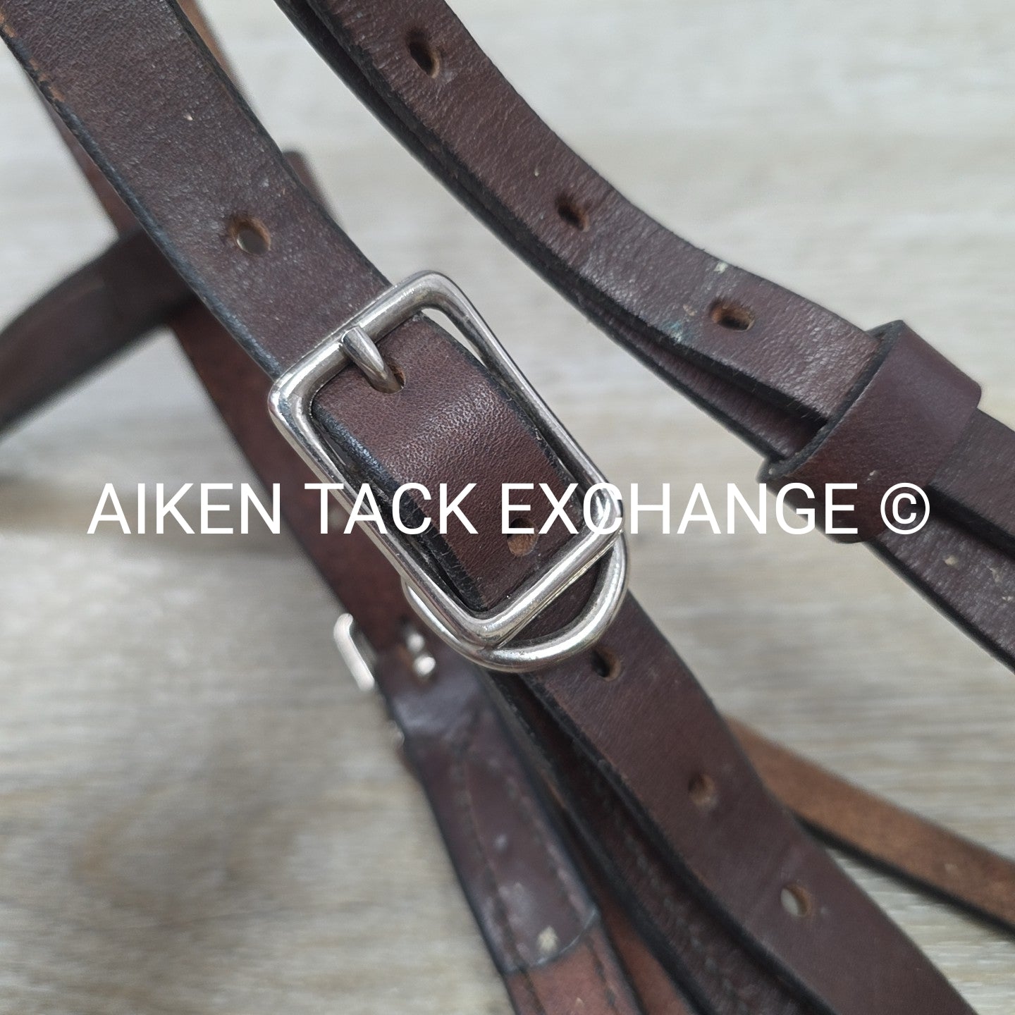 Weaver Leather Halter Bridle, Missing Cheek Pieces, Brown, Size Full