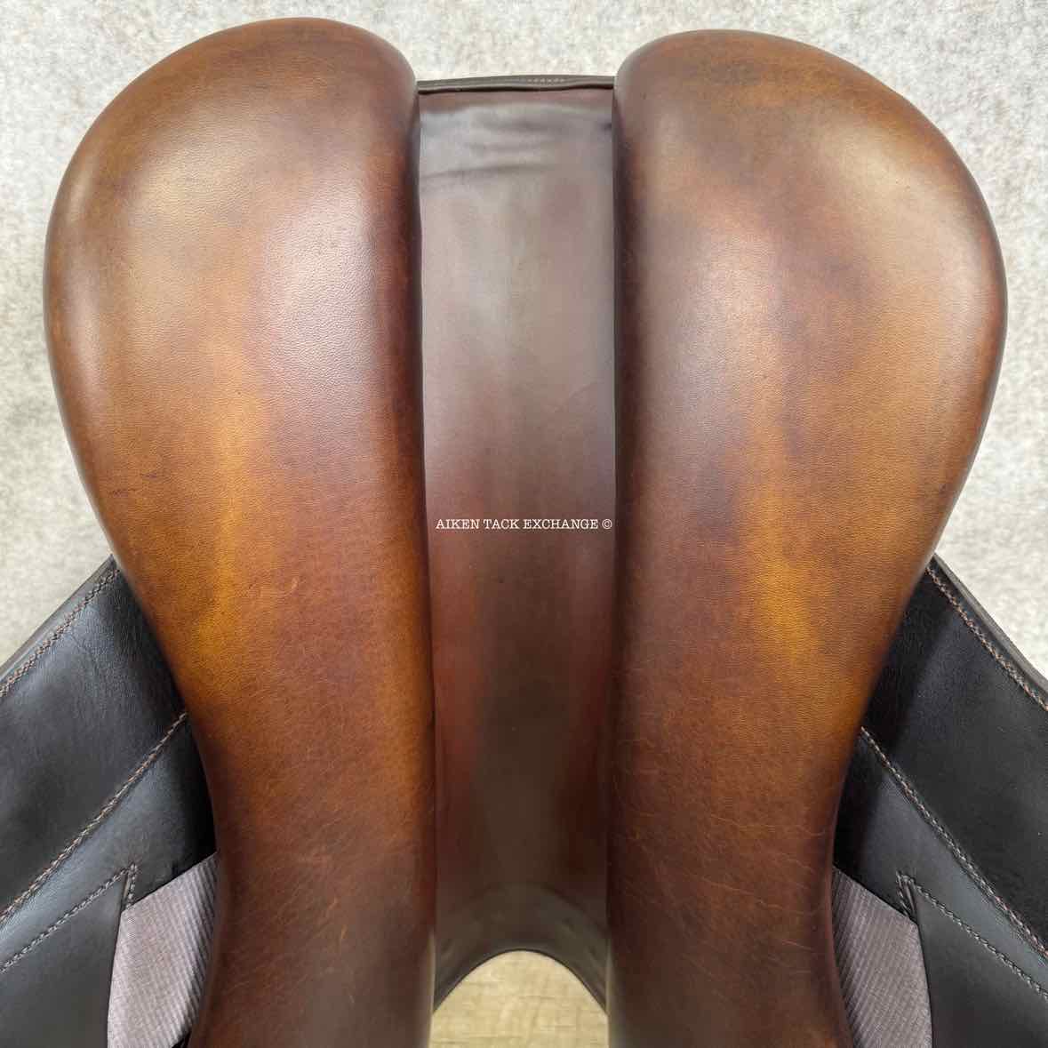 2020 Stackhouse Monoflap Jump Saddle, 17.5" Seat, Medium Tree
