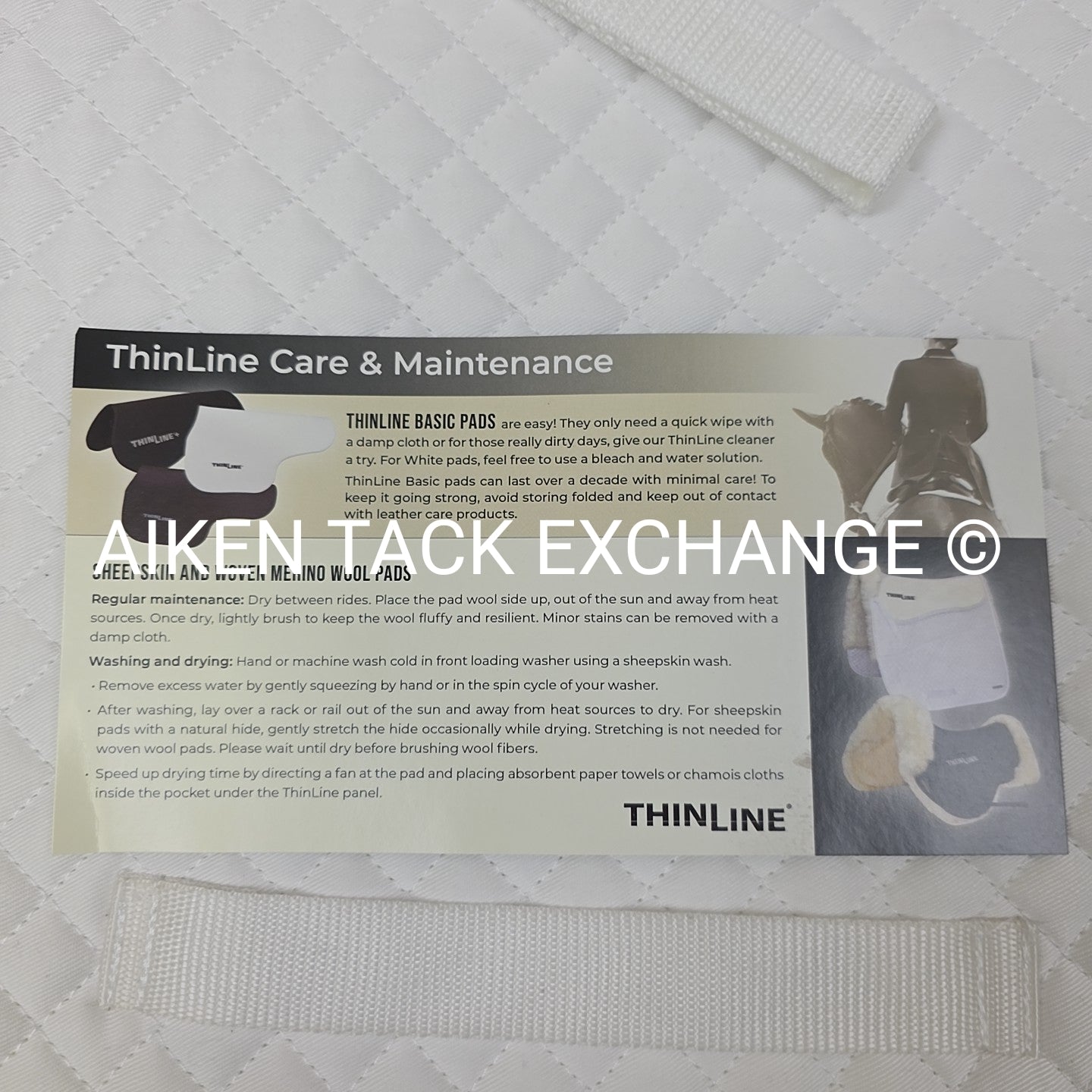 ThinLine Cotton Quilted Saddle Pad