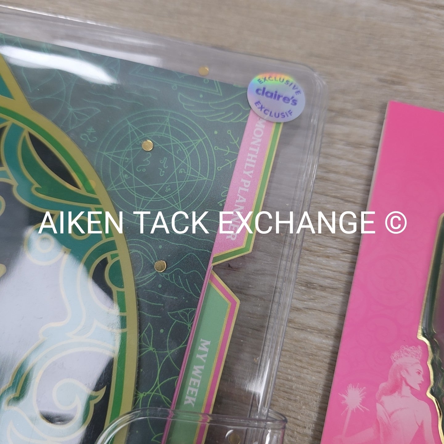 Claire's Wicked Bundle: Shaker Planner, Pin Badges, Choker Necklace Set