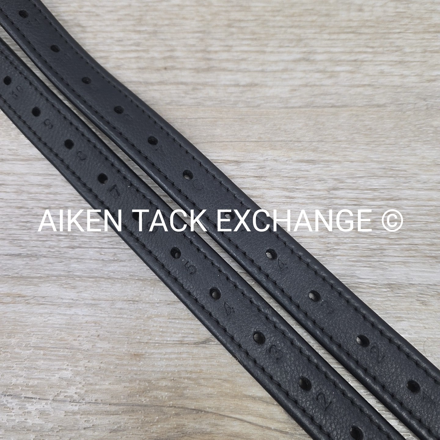 KL Select Black Oak Stirrup Leathers, Black, 63"