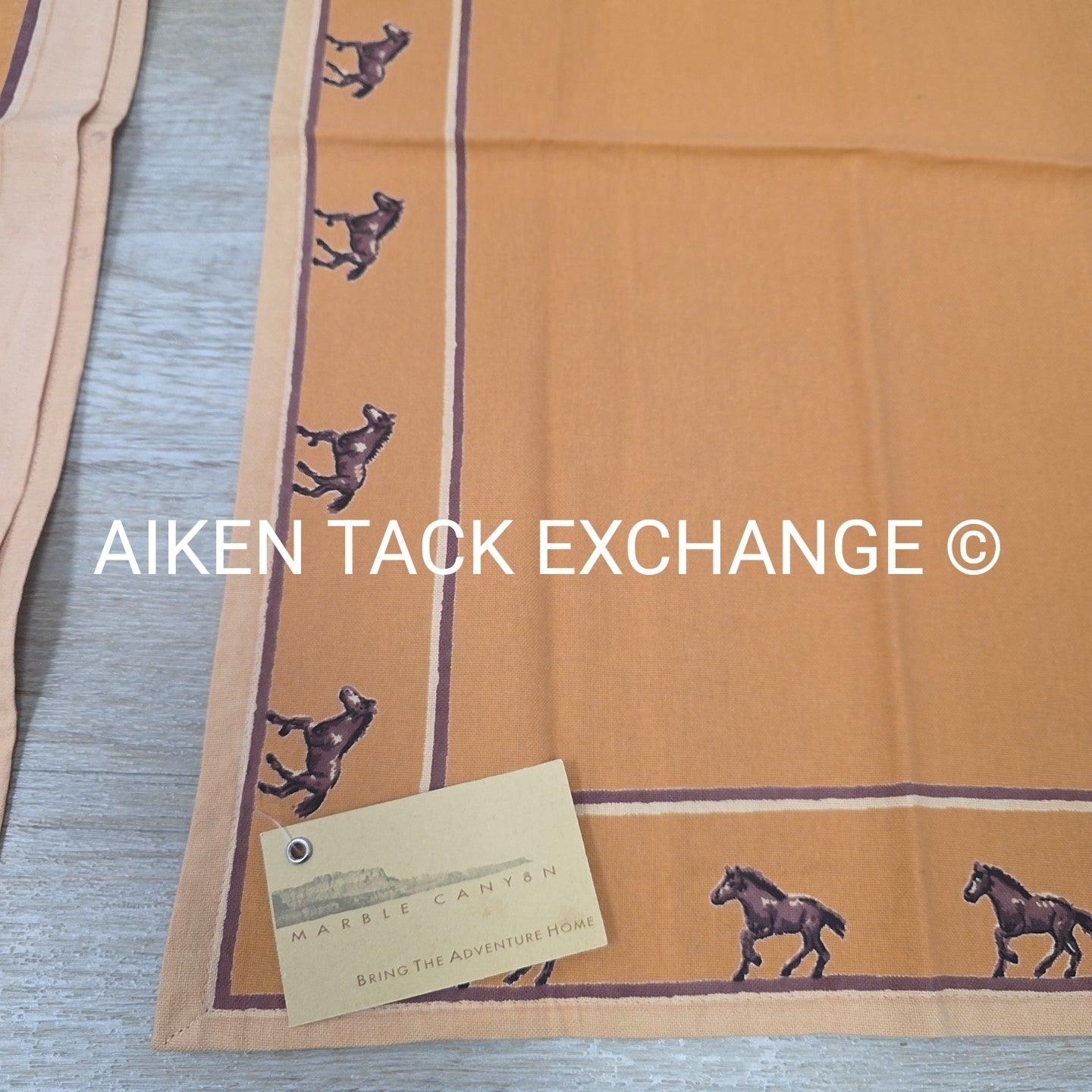 Marble Canyon Tablecloth & 2  Kitchen Towels