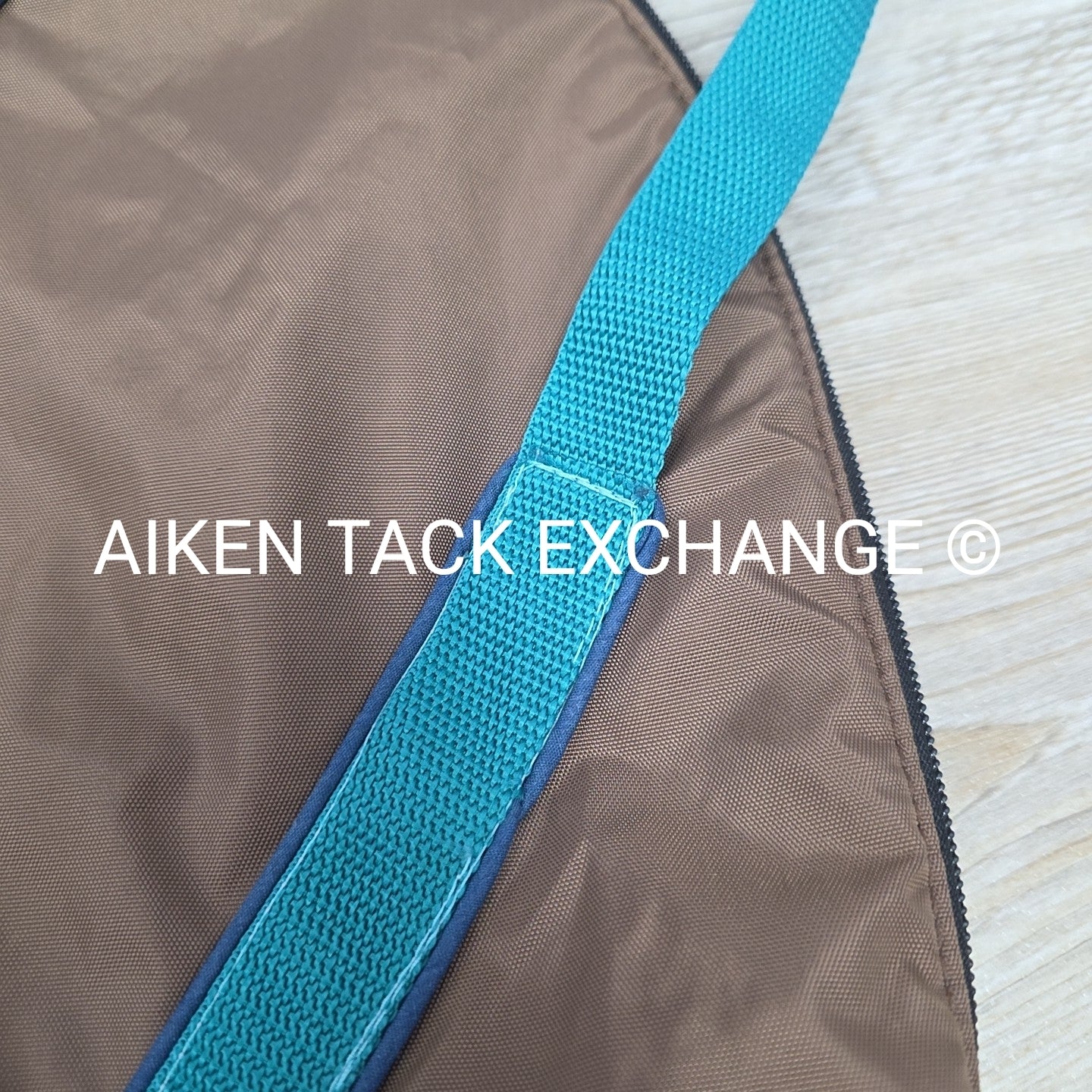 Fleece Lined Saddle Cover Carry Bag, Missing Strap & Has Custom Embroidery