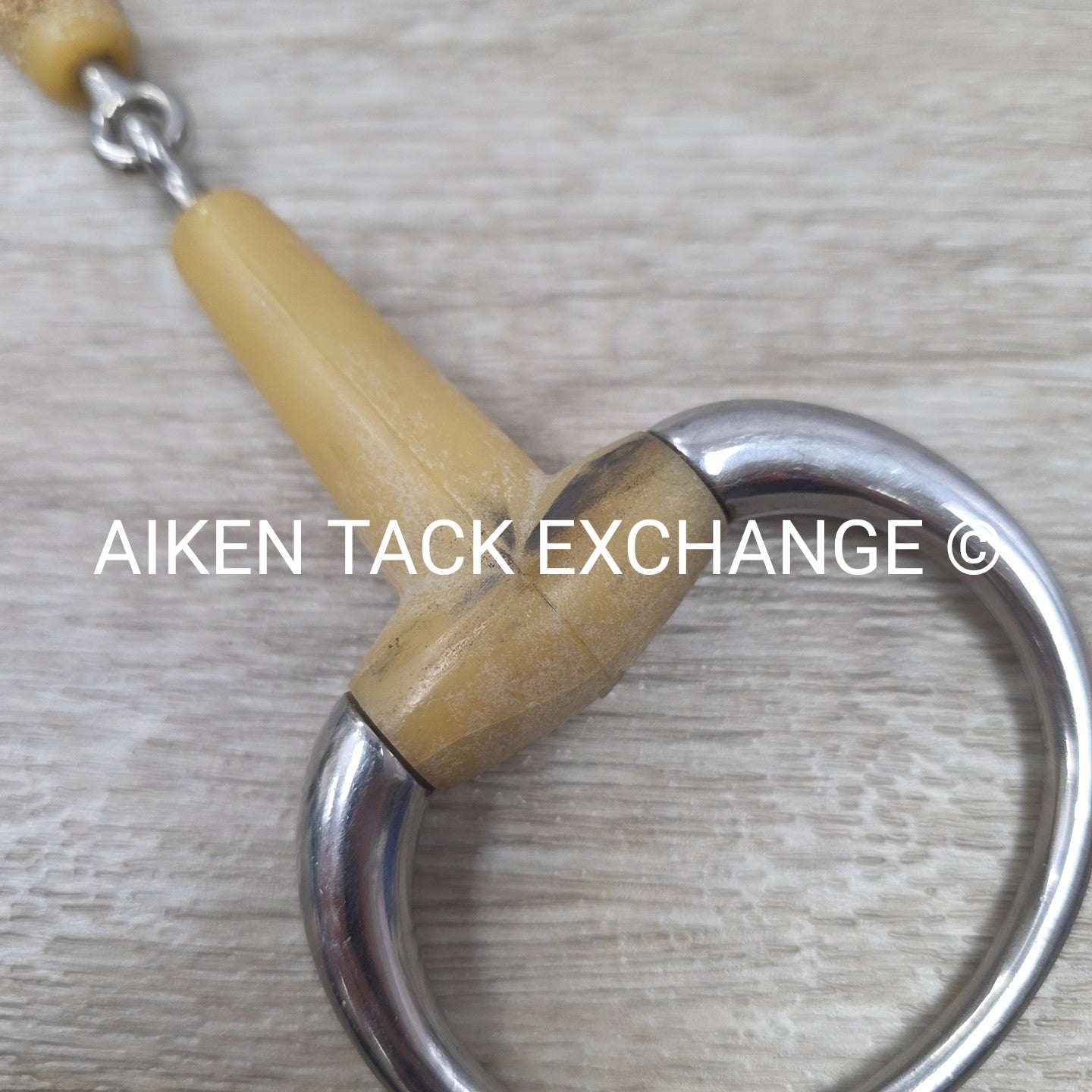 Happy Mouth Single Joint Eggbutt Bit 5" (Has Chew Marks)