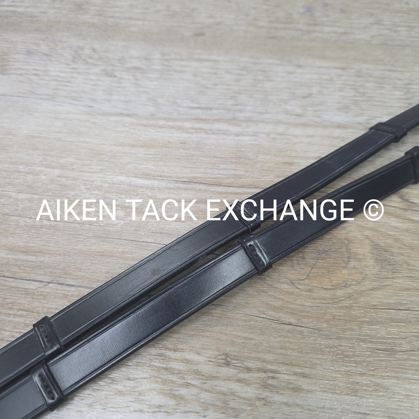 Passier Leather Grip Reins, Black, 55"