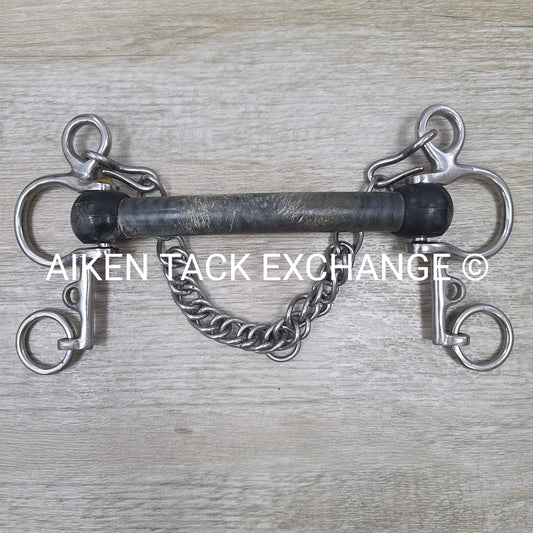 Eldonian Mullen Mouth Composite Mouth Pelham Bit 5.5"