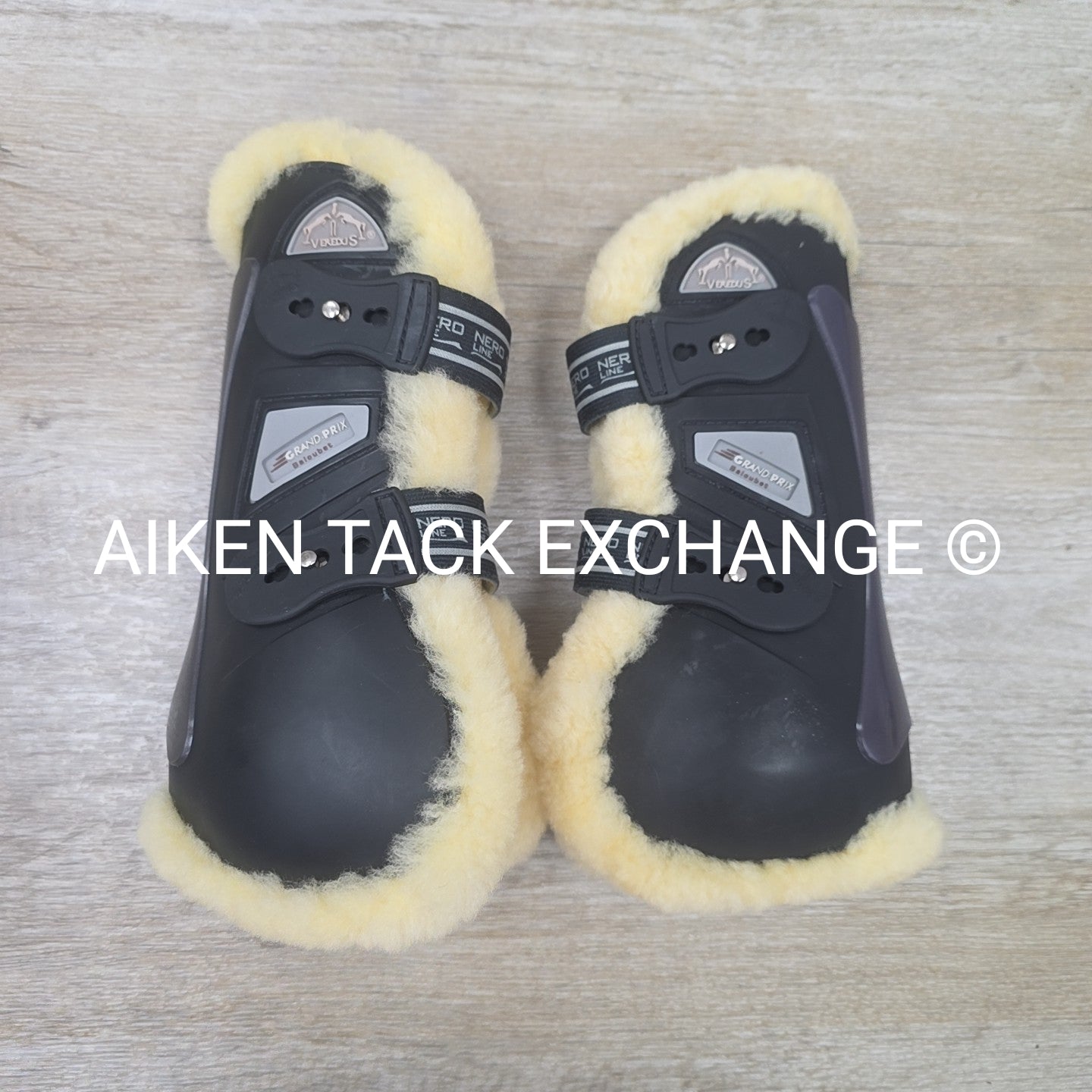 Veredus Nero Line Grand Prix Baloubet Sheepskin Tendon Boots, Size Large