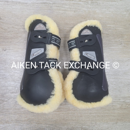 Veredus Nero Line Grand Prix Baloubet Sheepskin Tendon Boots, Size Large