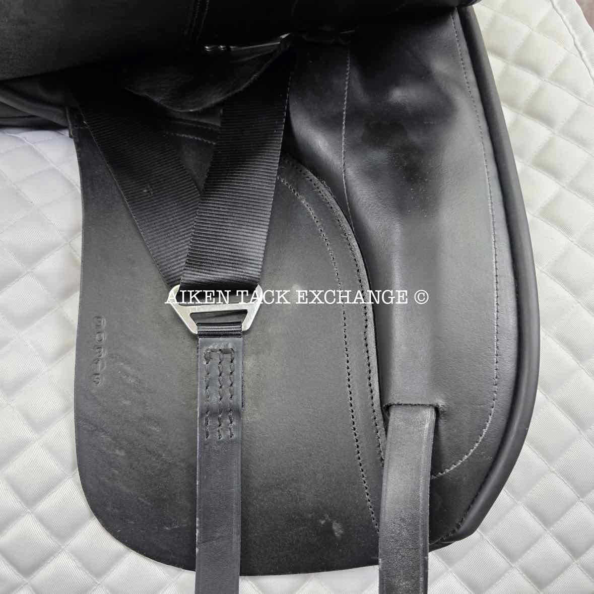 2021 Custom Saddlery Signature Wolfgang Solo Dressage Saddle, 17" Seat, Adjustable Tree, Wool Flocked Panels