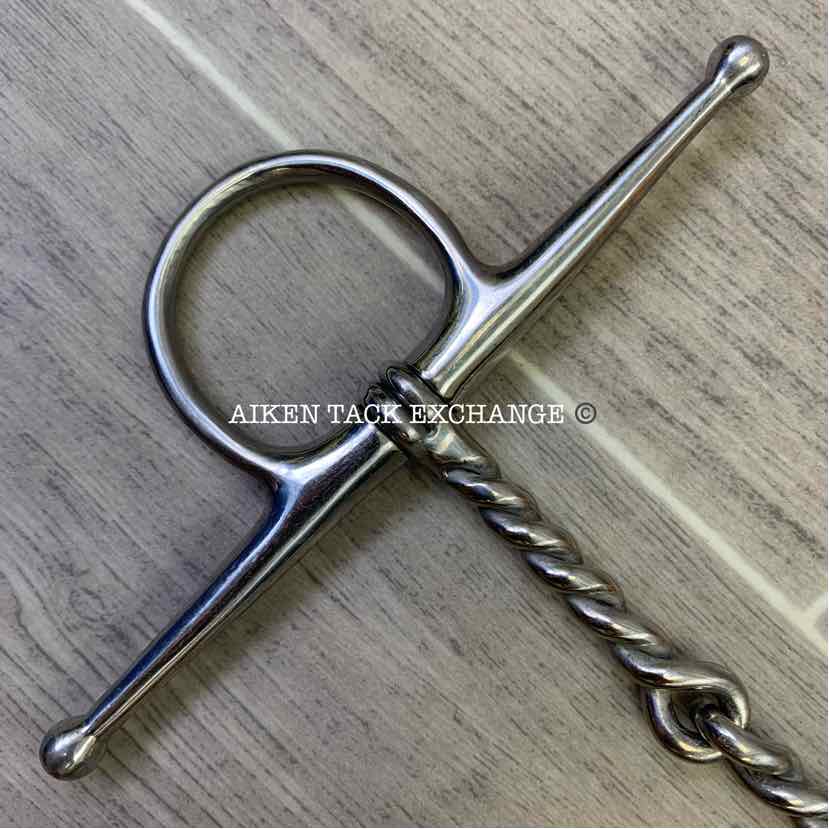 Dublin Single Joint Twisted Wire Full Cheek Bit 5"