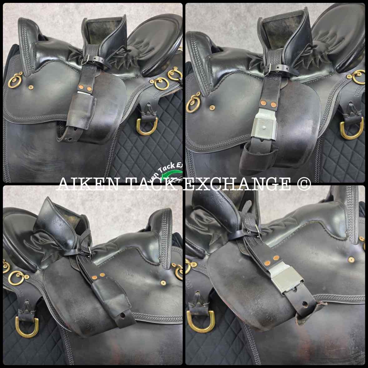 2005 Tucker 146 River Plantation Endurance Saddle, 17.5" Seat, Medium Tree - Semi QH Bars