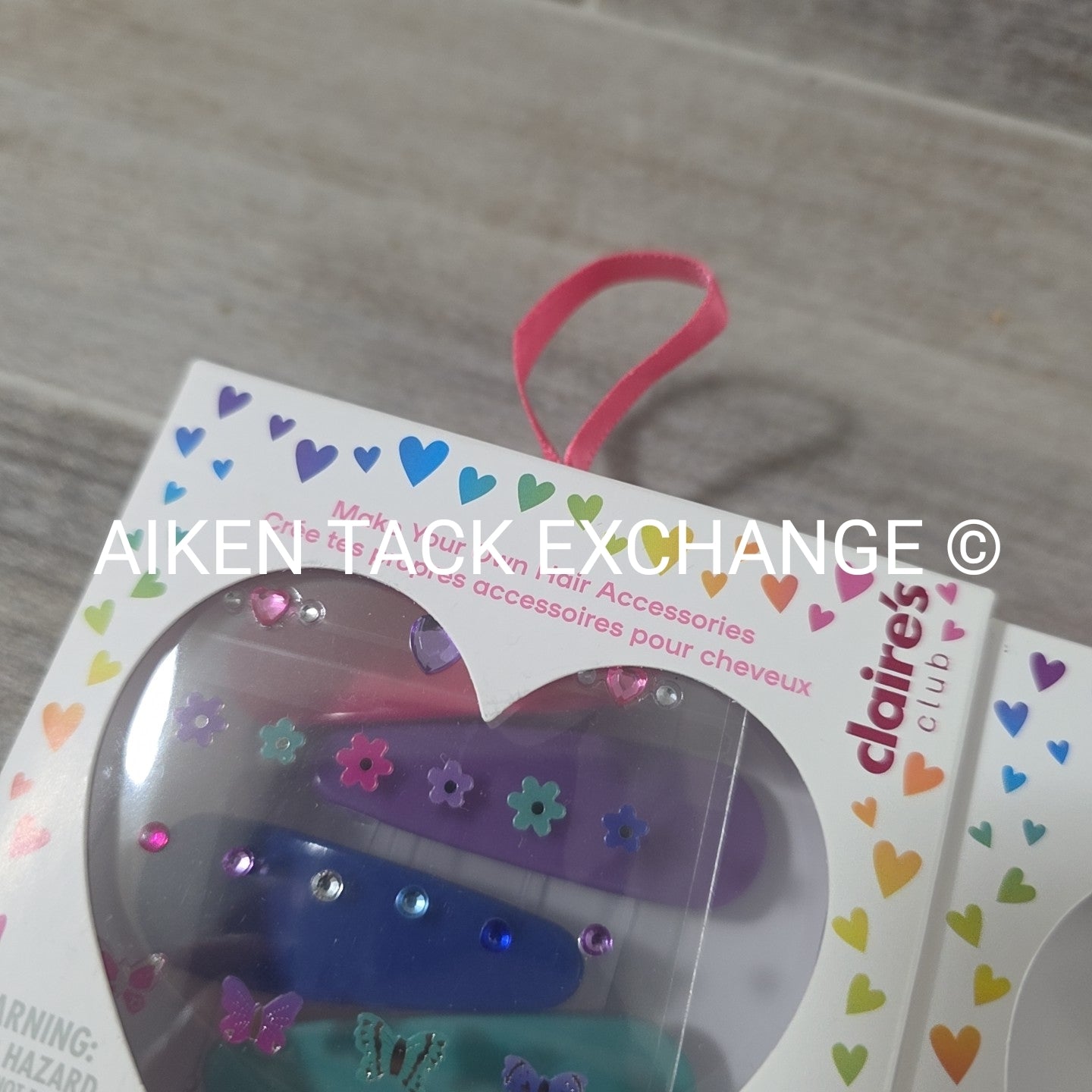 Claire's DIY Bundle - 1 Necklace Set, 1 Hair Clip Set