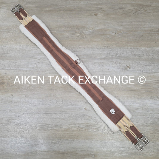 Toklat Contour Fleece Girth with Double End Elastic, Brown, 48"