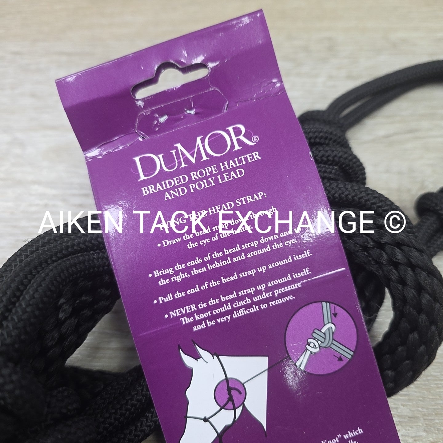 DuMOR Braided Rope Halter with Lead