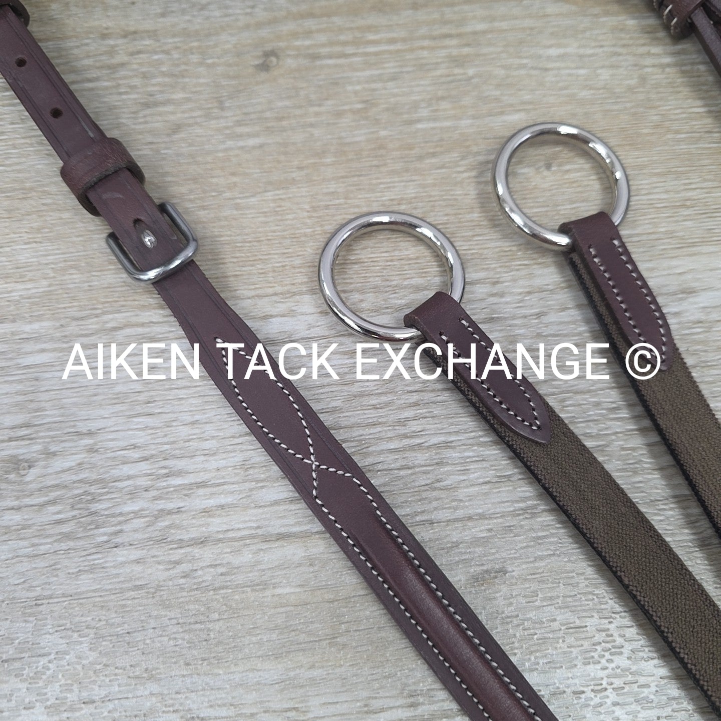 Devoucoux 3 Point Elastic Breastplate, Brown, Size Large