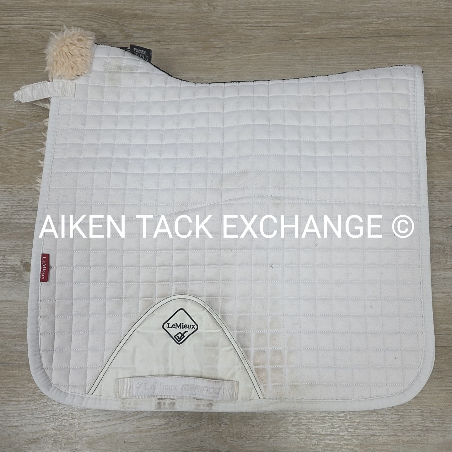 LeMieux Merino Half Lined Square Dressage Saddle Pad, Large