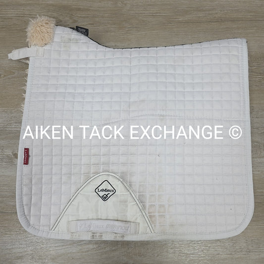LeMieux Merino Half Lined Square Dressage Saddle Pad, Large