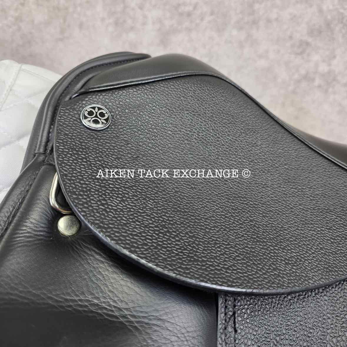 **SOLD** 2023 Trilogy Amadeo Elite Dressage Saddle, 18" Seat, Medium Wide Tree, Wool Flocked Panels