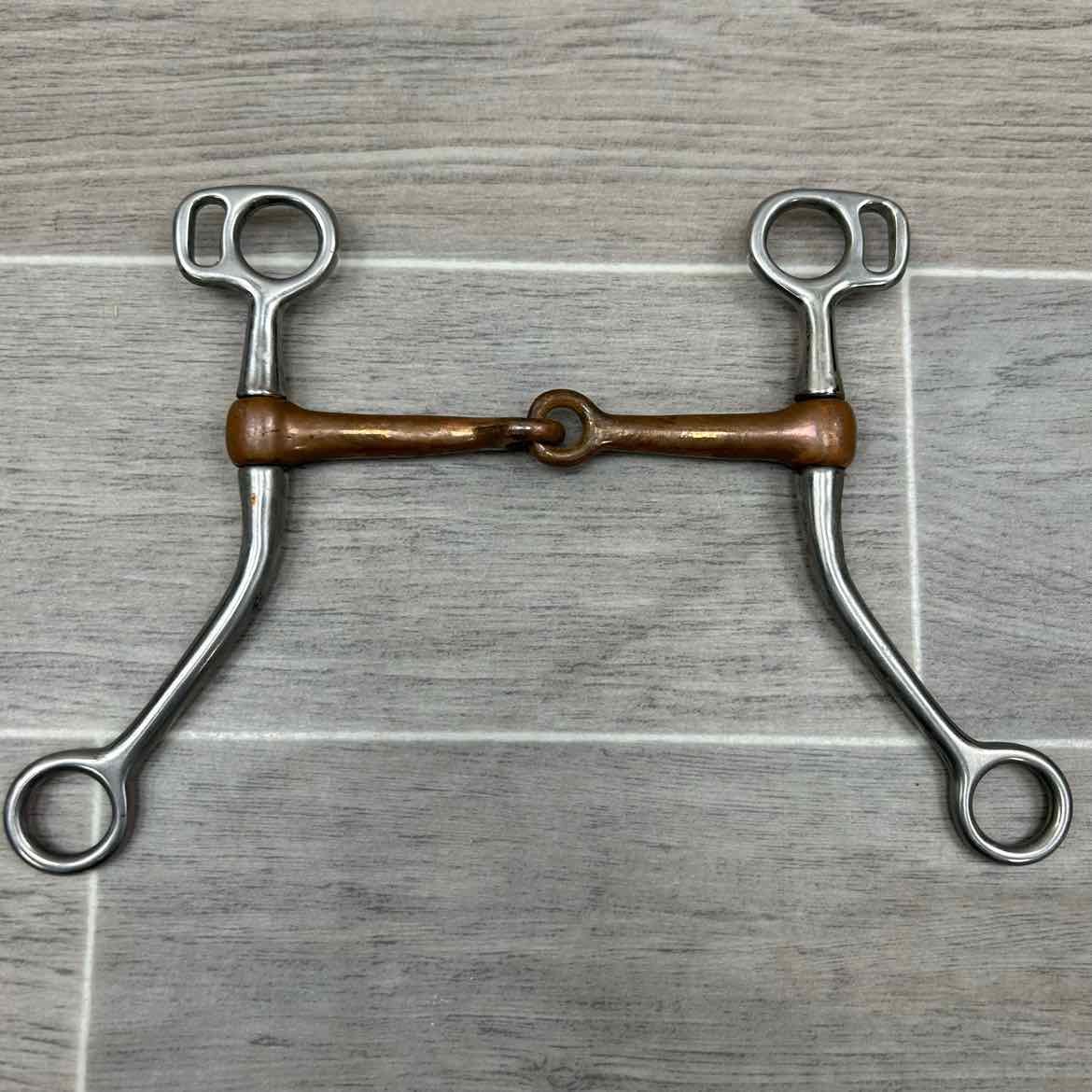 Single Joint Copper Long Shank Tom Thumb Bit 5"