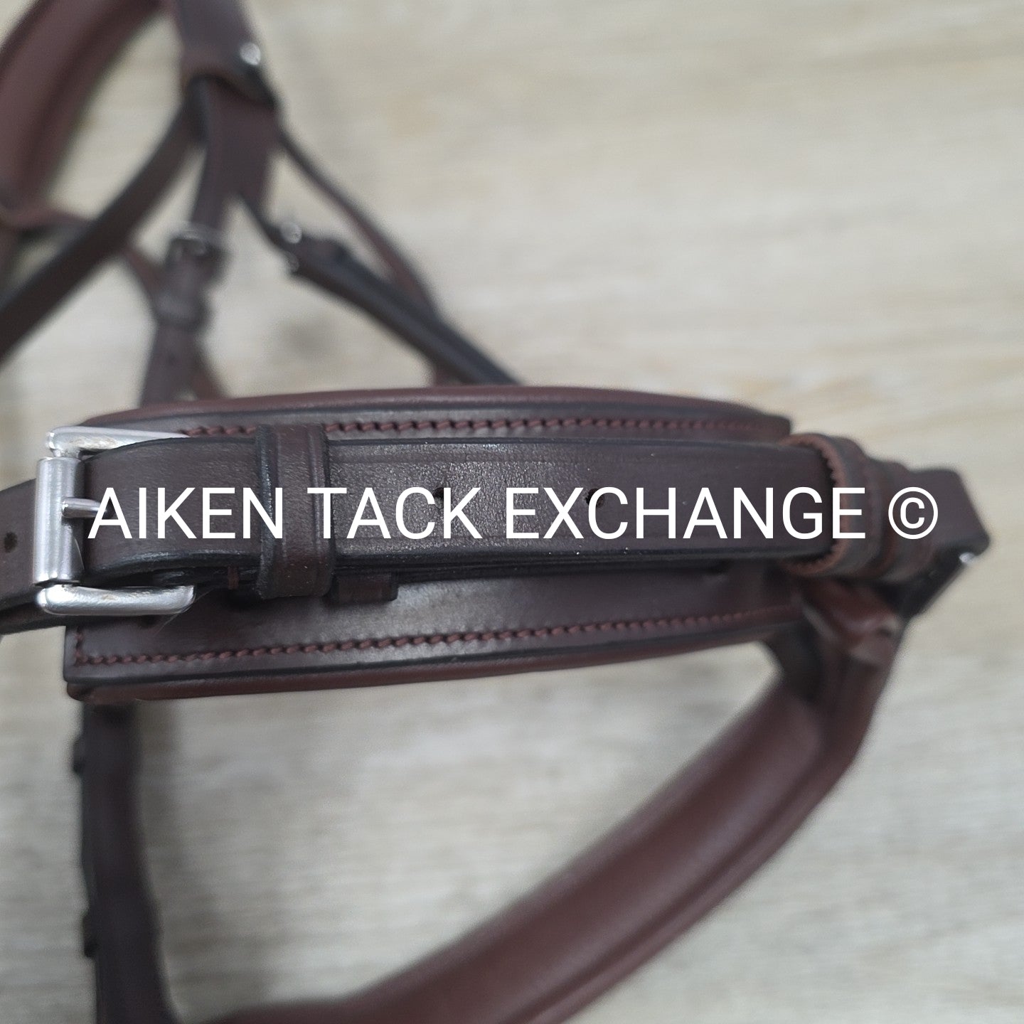 Montar Fair Bridle with Removable Flash, No Reins, Brown, Size Full