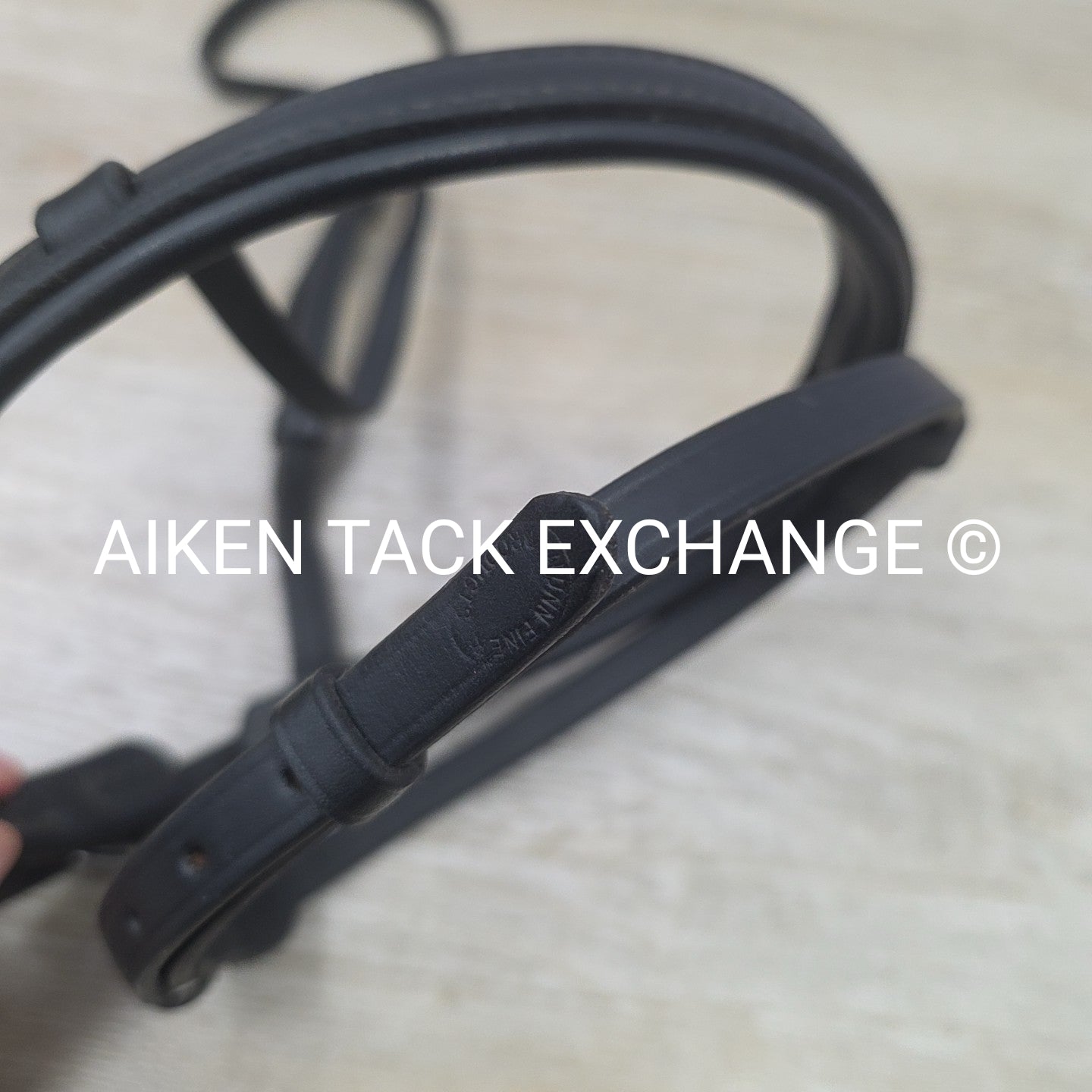 Nunn Finer Padded Plain Flash Noseband, Black, Oversize