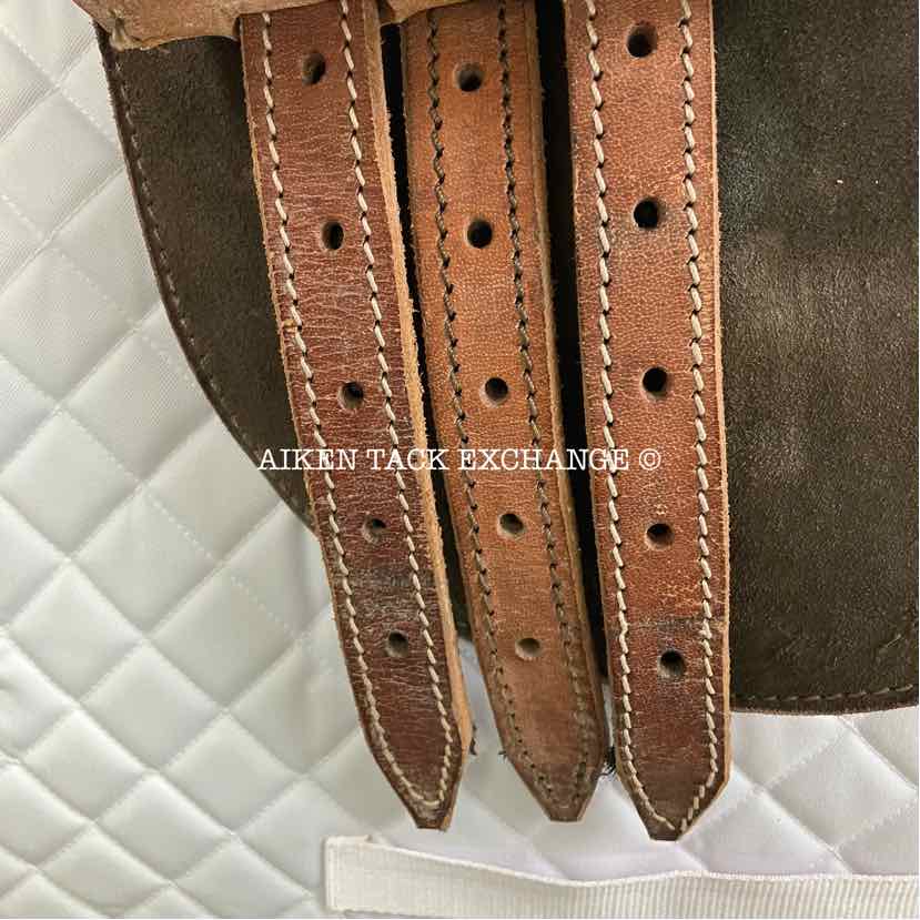 Gladiator Suede All Purpose Polo Saddle, 19" Seat, Medium Tree, Foam Panels