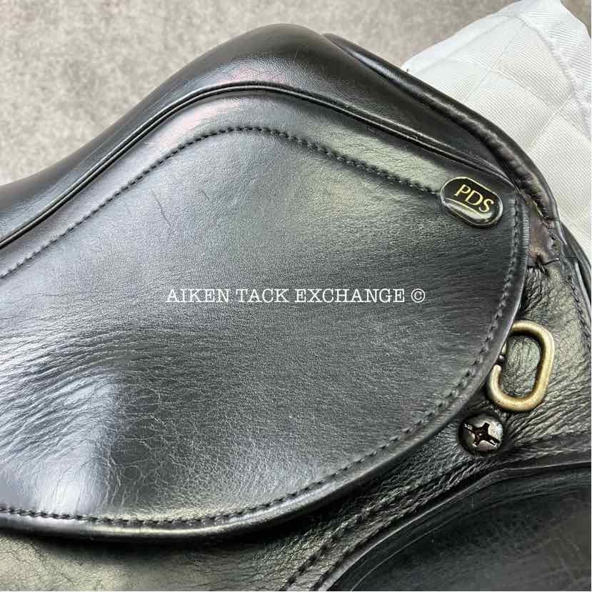 2015 PDS Carl Hester Showtime Alto Dressage Saddle, 17.5" Seat, Adjustable Tree - Changeable Gullet, Wool Flocked Panels