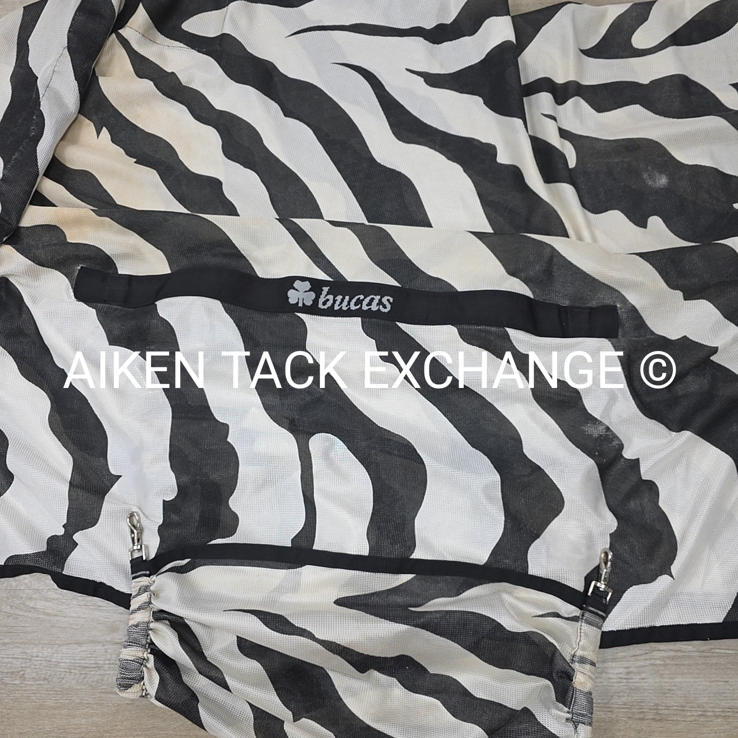 Bucas Buzz-Off Zebra Fly Sheet with High Neck, Size 84"