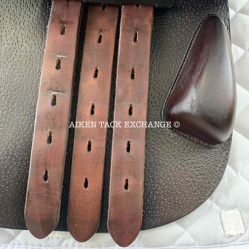 2018 Amerigo Vega Jump Saddle, 18" Seat, Medium Wide Tree, Wool Flocked Panels