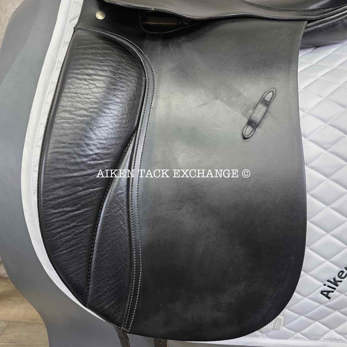1998 Passier Nicole's Grand Gilbert Dressage Saddle, 17.5" Seat, Wide Tree, Wool Flocked Panels