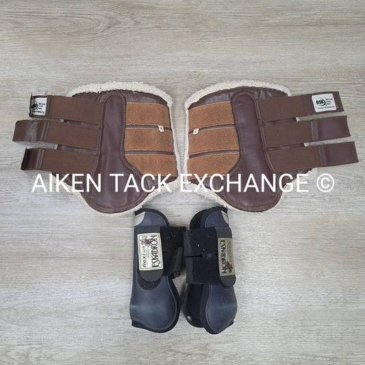 BARGAIN BUNDLE: Eskadron Flexi-Soft Open Front Boots, Size Full & DSB Dressage B
