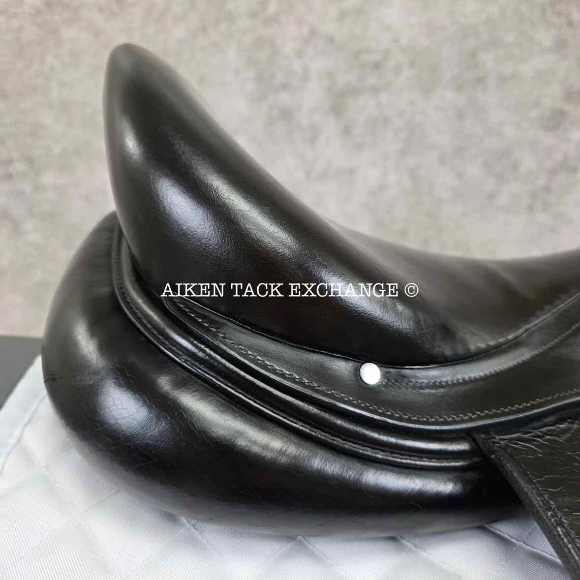 Hermes Corlandus Monoflap Dressage Saddle, 17.5" Seat, Medium Wide Tree, Foam Panels
