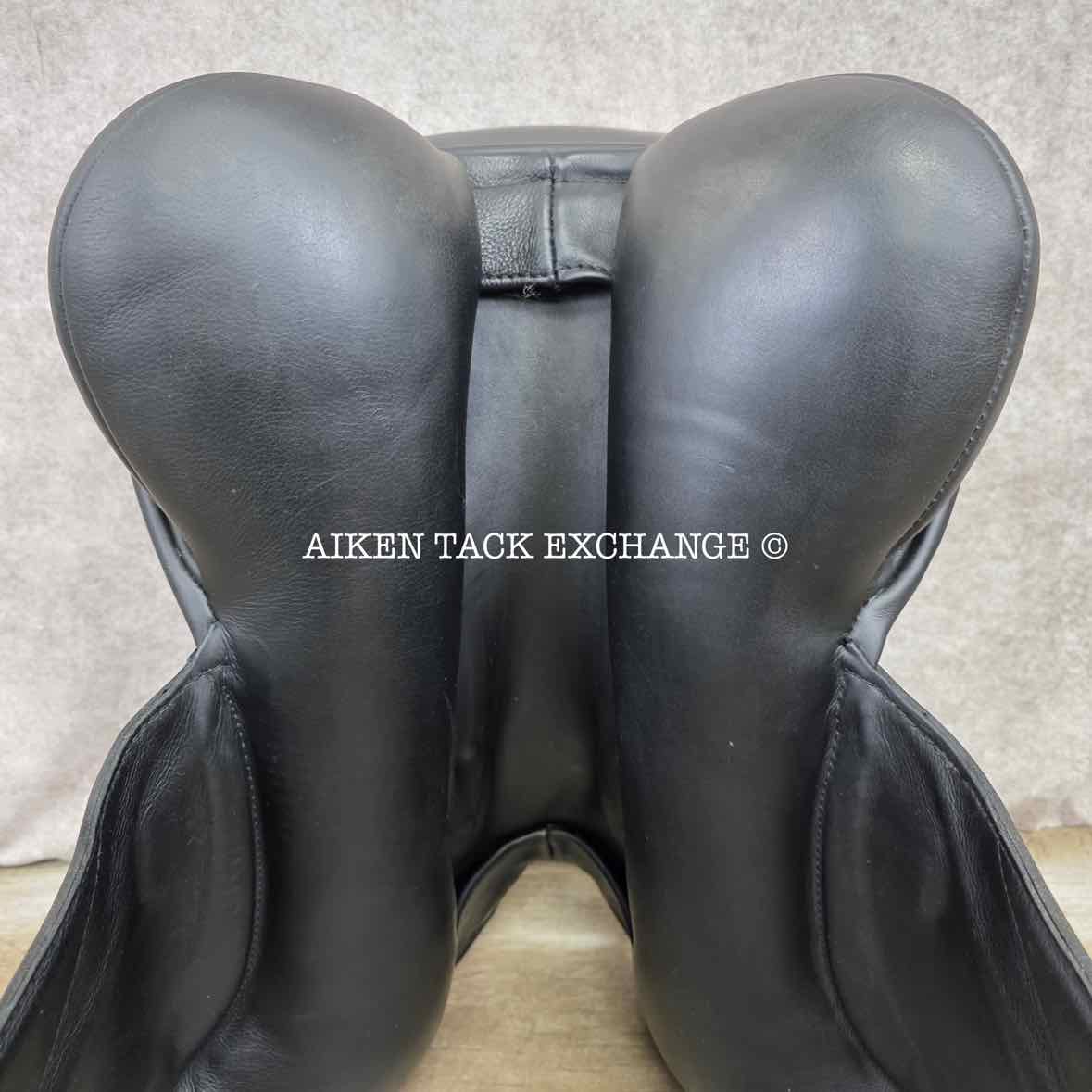 NSC Rhomeo Monoflap Dressage Saddle, 18" Seat, MW/W Tree, Wool Flocked Panels