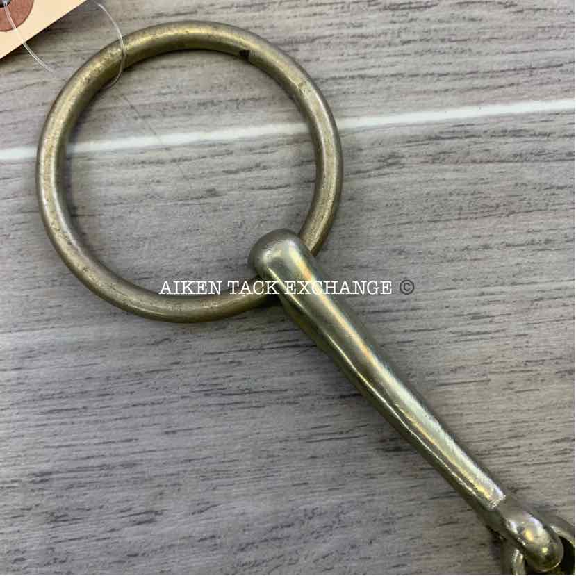 Herm Sprenger Single Joint Loose Ring Bradoon Bit 5.25"