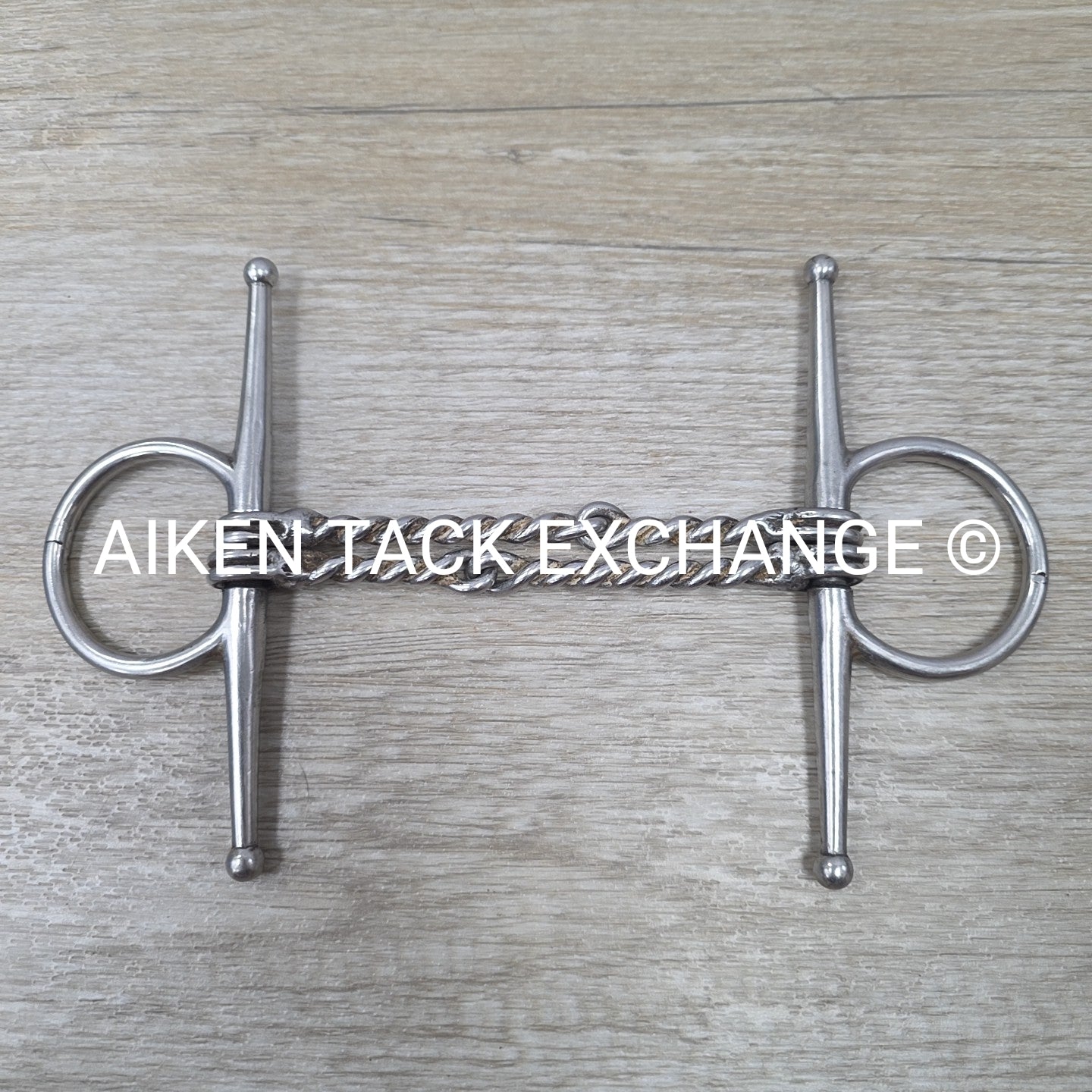 Full Cheek Double Twisted Wire Bit 5"